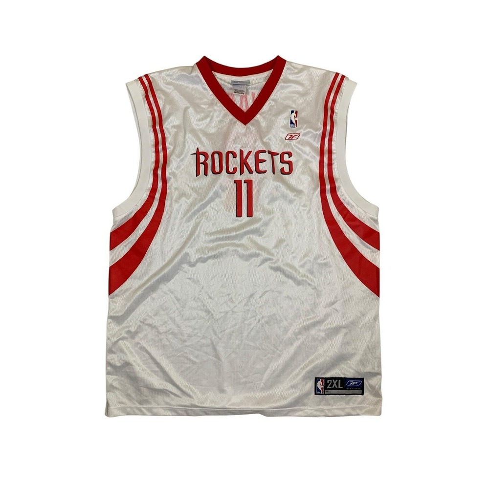 Reebok Houston Rockets Yao Ming #11 White NBA Basketball Jersey Men's 2XL